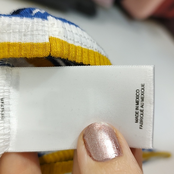 NWT Express V-neck Ribbed Knit Striped Tank Top - Picture 7 of 11